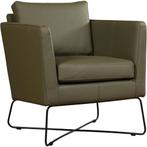 Leren fauteuil Crossover - Toledo Olive (olijf/goen), Huis en Inrichting, Fauteuils, Nieuw, Ophalen of Verzenden, 50 tot 75 cm