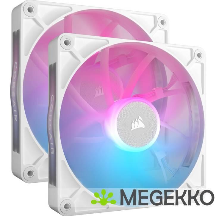 Corsair iCUE LINK RX140 RGB 140mm PWM Fan Starter Kit White, Computers en Software, Computerkoelers, Nieuw, Verzenden