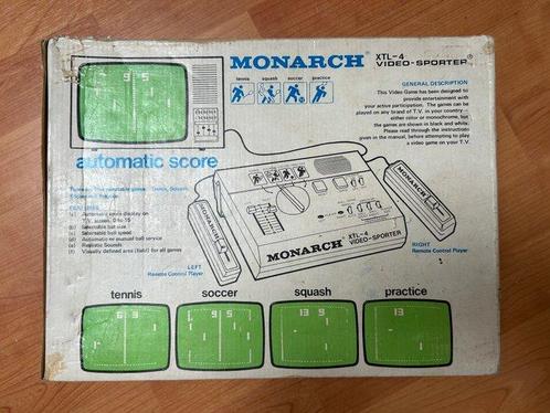 Monarch - Pong-clone - XTL-4 Video-sporter - Spelcomputer -, Spelcomputers en Games, Spelcomputers | Overige Accessoires