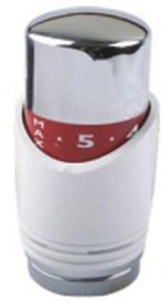 Luxe thermostaatknop M30, wit/chroom, Doe-het-zelf en Verbouw, Verwarming en Radiatoren, Ophalen of Verzenden, Nieuw, Radiator