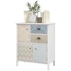 TRUUSK Dressoir, Shabby Chic Ladekast, 2 Laden, 3 Kastvakken, Huis en Inrichting, Kasten | Dressoirs, Verzenden, Nieuw