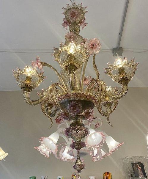 Kroonluchter - Muranoglas, Antiek en Kunst, Antiek | Lampen
