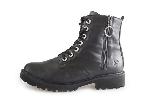 Remonte Veterboots in maat 38 Zwart | 10% extra korting, Kleding | Dames, Schoenen, Zwart, Zo goed als nieuw, Overige typen, Verzenden