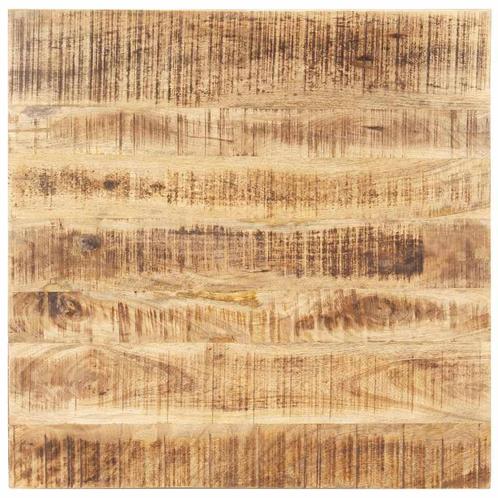 vidaXL Tafelblad 15-16 mm 60x60 cm massief mangohout, Huis en Inrichting, Tafels | Eettafels, Nieuw, Verzenden