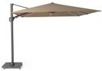 Challenger T2 zweefparasol 300x300 cm taupe, Ophalen of Verzenden, Nieuw