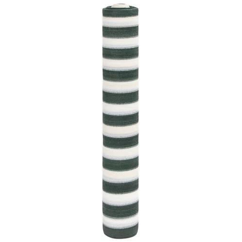 vidaXL Privacynet 75 g/m² 1,2x10 m HDPE groen en wit, Tuin en Terras, Zonneschermen, Nieuw, Verzenden