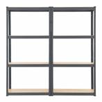 2 stuk Stellingkast / Opbergrek - Easy - 160 x 80 x 40 cm -, Huis en Inrichting, Verzenden, Nieuw
