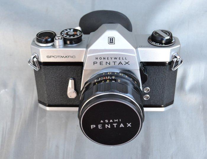 Pentax Honeywell (Asahi) Spotmatic + Super-Takumar 2/55mm -, Audio, Tv en Foto, Fotocamera's Analoog