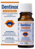 Dentinox Druppels 4mg/ml Suikervrij 9ML, Verzenden, Nieuw