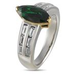 Ring - 18 karaat Geel goud, Platina, Ring van platina en 18K, Nieuw