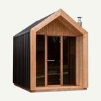 Pure Cube Hudson Sauna | NU gratis saunakachel | Red cedar, Sport en Fitness, Sauna, Nieuw, Complete sauna, Verzenden, Fins of Traditioneel