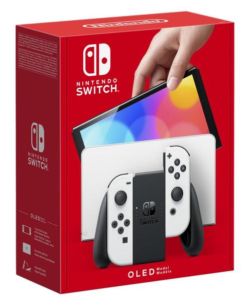 Nintendo Switch OLED - Wit, Spelcomputers en Games, Spelcomputers | Nintendo Switch, Verzenden