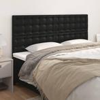vidaXL Hoofdborden 4 st 90x5x78/88 cm kunstleer zwart, Huis en Inrichting, Slaapkamer | Bedden, Verzenden, Nieuw, Zwart, Overige materialen