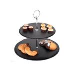 GGM Gastro | Etagère - 2 etages - Rond - Metalen frame - |, Verzenden, Nieuw in verpakking