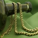 Gouden gourmetschakel collier | 42 cm (ketting) (ketting), Sieraden, Tassen en Uiterlijk, Kettingen, Ophalen of Verzenden, Gebruikt