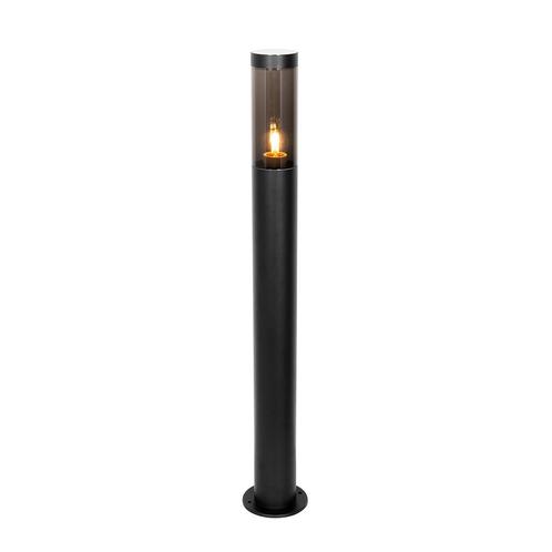Moderne buitenlamp paal zwart 80 cm IP44 - Rox, Tuin en Terras, Buitenverlichting, Nieuw, Minder dan 50 watt, Overige materialen