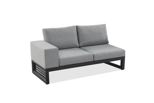 Niehoff Malta 2-zits aluminium - Zwart, Tuin en Terras, Tuinsets en Loungesets, Ophalen of Verzenden