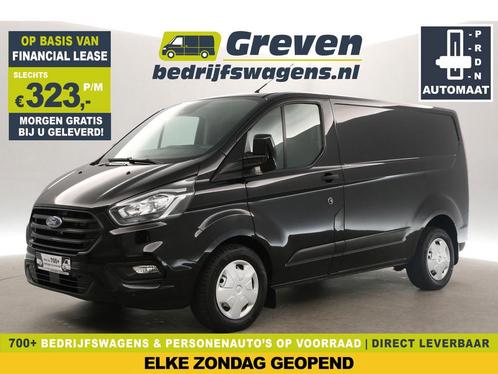 Ford Transit Custom 2.0 Ecoblue L1H1 AUT Airco Cruise €327pm, Auto's, Bestelauto's, Automaat, Diesel, Zwart, Ford, Verzenden