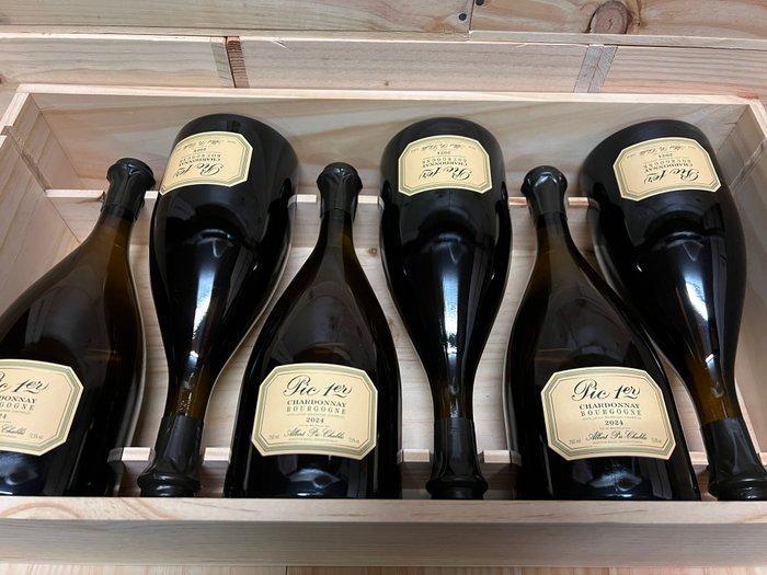 2024 Albert Pic 1er - Bourgogne Chardonnay - Bourgogne - 6, Verzamelen, Wijnen