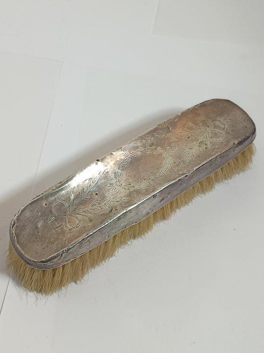Werkgereedschap Antiek - Zilveren kledingborstel, Antiek en Kunst, Antiek | Goud en Zilver