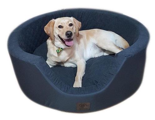 Luxe donkerblauwe hondenmand - Stijlvol design voor uw in..., Dieren en Toebehoren, Hondenmanden, Nieuw, Polyester, Ophalen of Verzenden