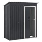 Metalen tuinhuis S - Antraciet - Incl. onderstel, Verzenden, Nieuw