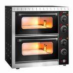 GGM Gastro | Elektrische mini pizzaoven - 4+4x 20cm - |, Tuin en Terras, Verzenden, Nieuw, GGM Gastro