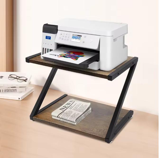 2-Laags Printerstandaard voor Bureau – Compact Opbergrek, Computers en Software, Laptoptafels, Nieuw, Verzenden