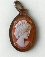 Zonder minimumprijs - Cameo - 14 karaat Geel goud - Echte