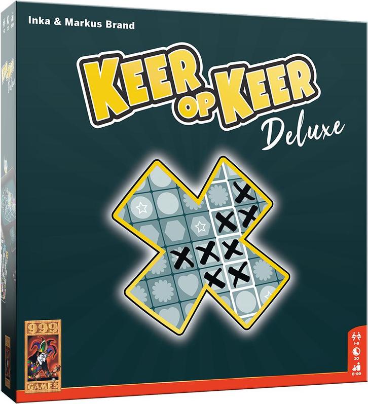 Keer op Keer Deluxe - Dobbelspel | 999 Games - Dobbelspellen, Hobby en Vrije tijd, Gezelschapsspellen | Bordspellen, Nieuw, Verzenden
