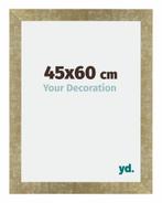 Fotolijst 45x60 cm - Goud Antiek - MDF - Mura, Huis en Inrichting, Woonaccessoires | Lijsten, Verzenden, Nieuw