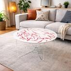 Mrn.D - Salontafel - plexiglas - Achterkant handgeschilderd, Antiek en Kunst