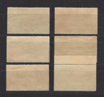 Spanje 1938 - Goed gecentreerde duikboot - Edifil nº 775/80, Gestempeld