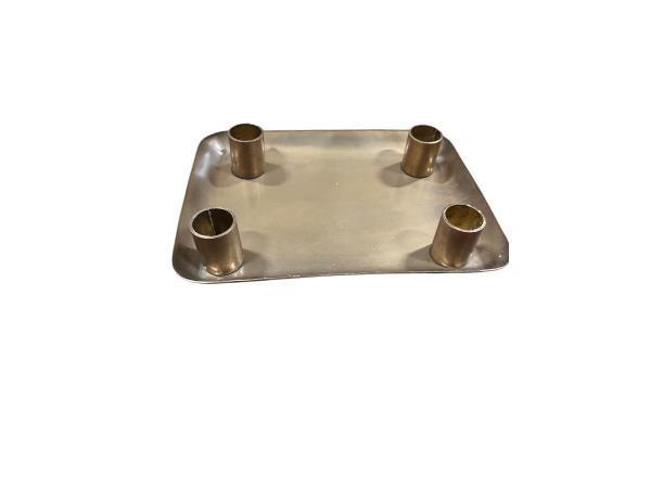 Veiling - Kandelaat Tina 4x Magneet Metaal Goud, Huis en Inrichting, Woonaccessoires | Kandelaars en Kaarsen