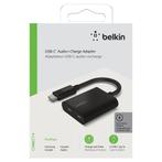 Belkin CONNECT USB-C-audio- en oplaadadapter - oplader, Nieuw
