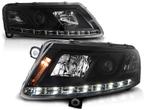 Koplampen Audi A6 4F 04-07 Devil Eyes real DRL LED Zwart, Ophalen of Verzenden, Nieuw