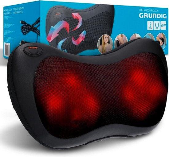 2dekans | Grundig Shiatsu Massagekussen - Nekmassage, Doe-het-zelf en Verbouw, Verwarming en Radiatoren, Zo goed als nieuw, Ophalen of Verzenden