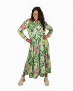 Groene bloemenprint lange jurk van Vera Jo, Kleding | Dames, Nieuw, Verzenden