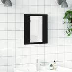 vidaXL LED badkamerspiegelkast zwart eiken 40x12x45 cm, Huis en Inrichting, Tafels | Kaptafels, Verzenden, Nieuw