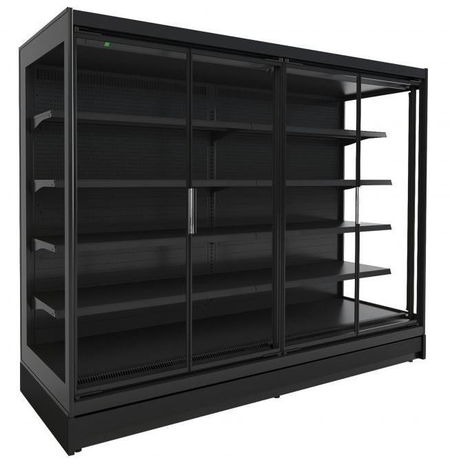 Wandkoeling zwart | Met koelmotor | 203,5/85/(h)205 cm, Zakelijke goederen, Horeca | Keukenapparatuur, Verzenden