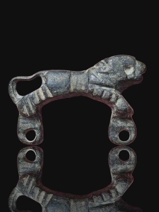 Oud-Romeins Brons Part of Fibula (Lion) (Zonder, Antiek en Kunst, Antiek | Overige Antiek