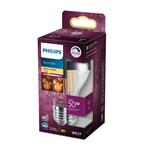 4 stuks Philips LED kopspiegellamp zilver E27 7.2W 650lm..., Ophalen of Verzenden, Nieuw