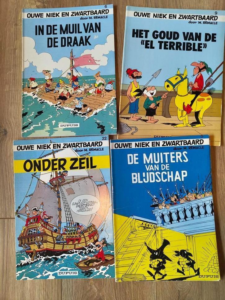 Ouwe Niek en Zwartbaard stripboeken | M. Remacle, Boeken, Stripboeken, Gelezen, Complete serie of reeks, Verzenden