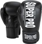 Super Pro Combat Gear Champ (kick)bokshandschoenen Zwart/Wit, Sport en Fitness, Vechtsporten en Zelfverdediging, Ophalen of Verzenden