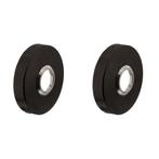 Intersteel rozetten verdekt ø53x10mm structuur zwart, Ophalen of Verzenden, Nieuw