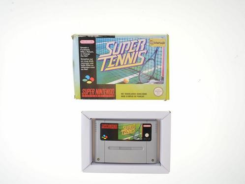 Super Tennis [Super Nintendo], Spelcomputers en Games, Games | Nintendo Super NES, Zo goed als nieuw, Ophalen of Verzenden
