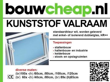 Kunststof Valraam Dubbel Glas  100x80cm beschikbaar voor biedingen