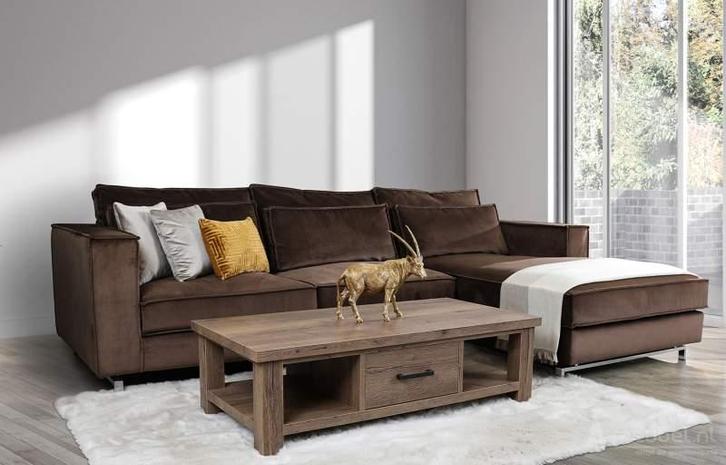 Loungebank Indijk - loungebanken, Huis en Inrichting, Banken | Sofa's en Chaises Longues, Nieuw, Stof