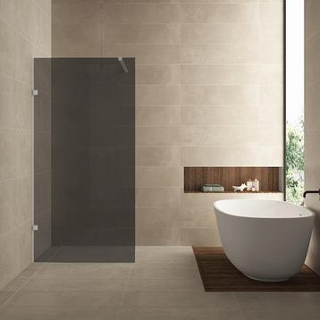 Inloopdouche Wiesbaden Less 90x200 cm 8 mm Nano Rookglas beschikbaar voor biedingen