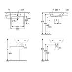 Wastafel Villeroy & Boch Subway 3.0 Met CeramicPlus 1, Ophalen of Verzenden, Nieuw